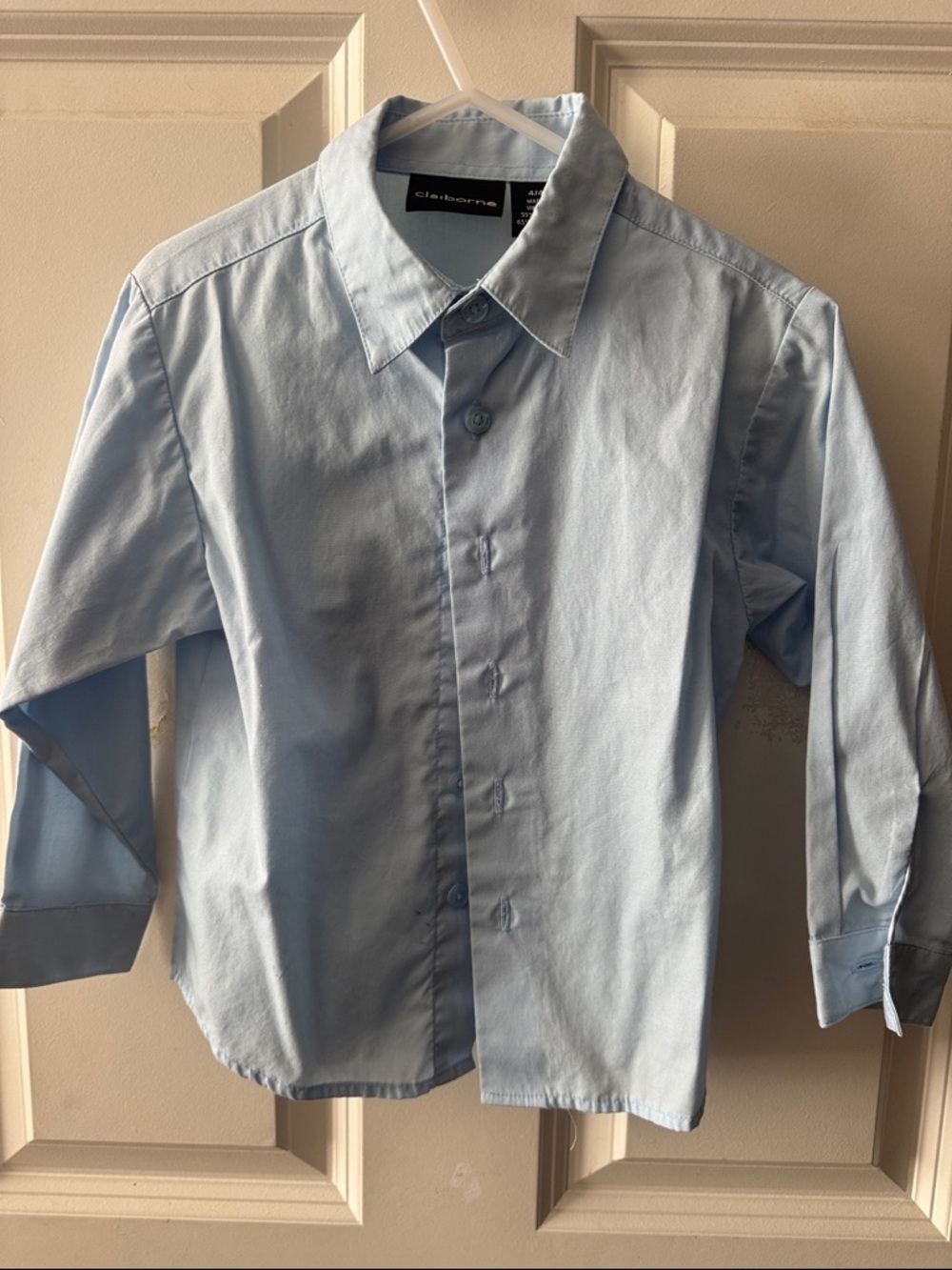 Claiborne Light Blue Button-Down Shirt for Kids
